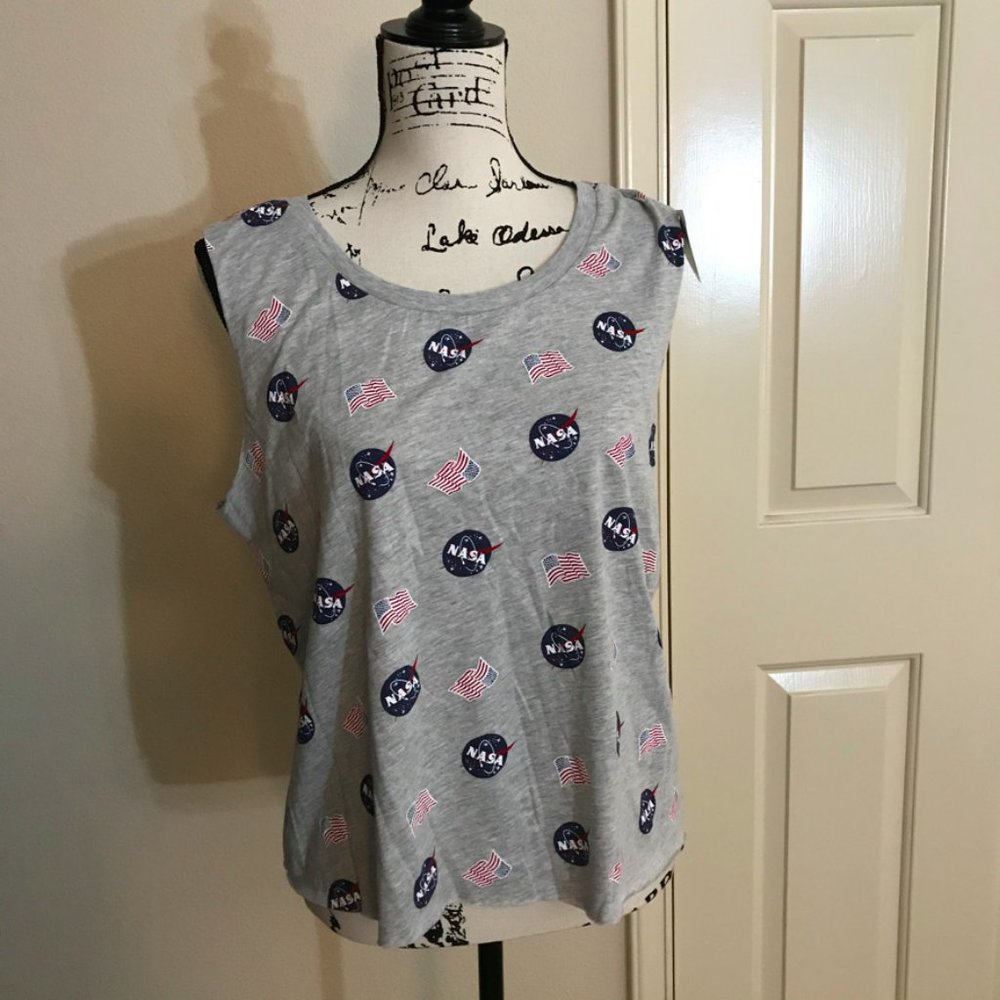 Women's NASA Tank Top Gray XXL